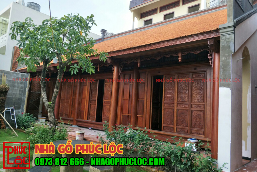 Độc đáo công trình nhà gỗ lim 3 gian sân vườn tại Tuy Hòa – Phú Yên