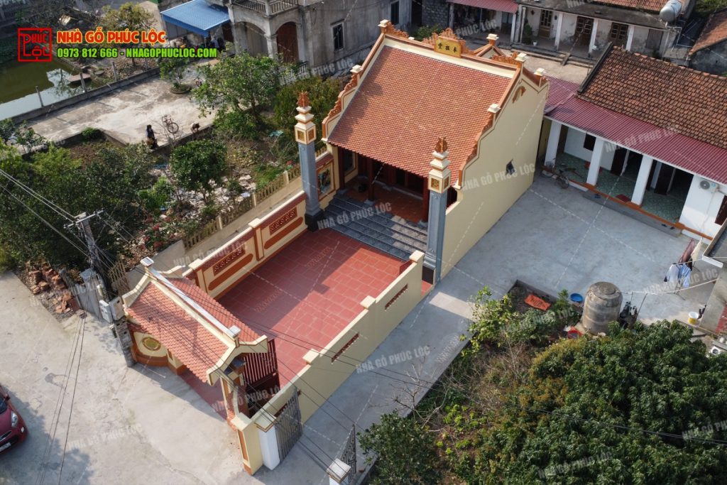 Tổng thể căn nhà gỗ