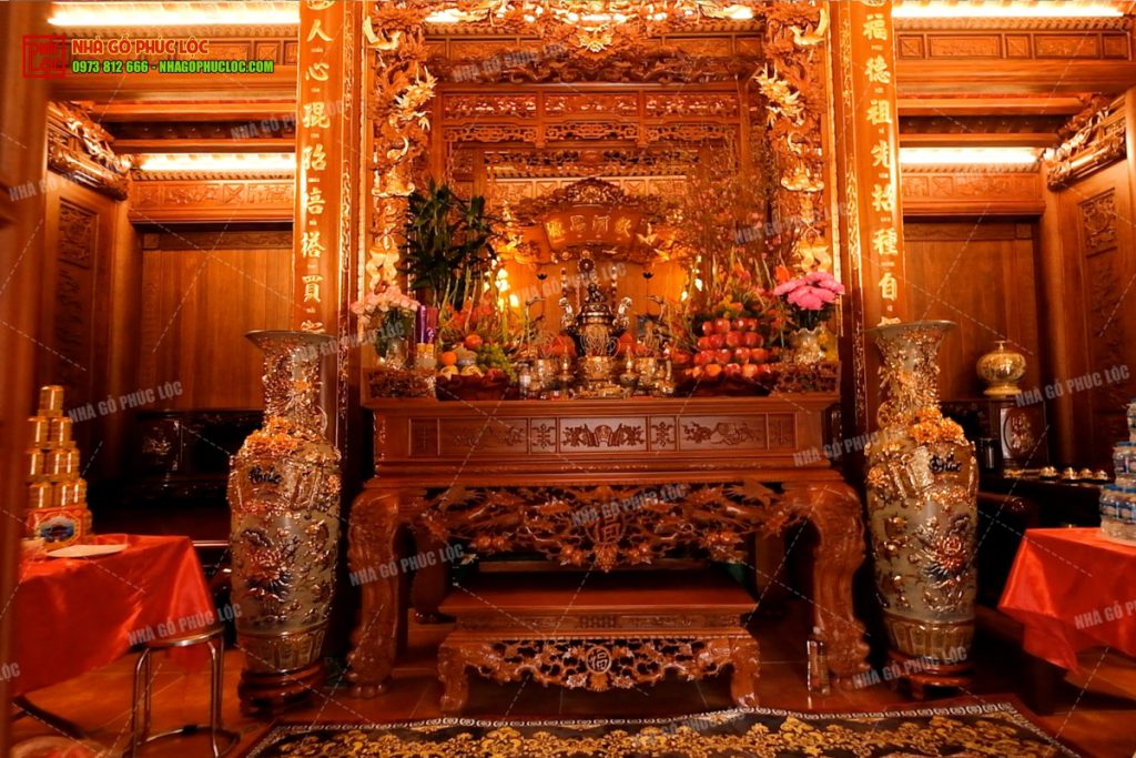 Lưu ý khi lựa chọn đơn vị thiết kế gian thờ
