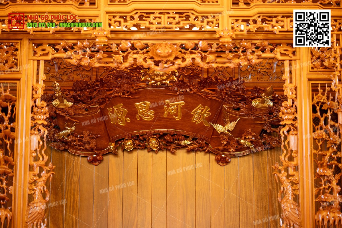 Bộ đồ thờ từ gỗ lim bền chắc