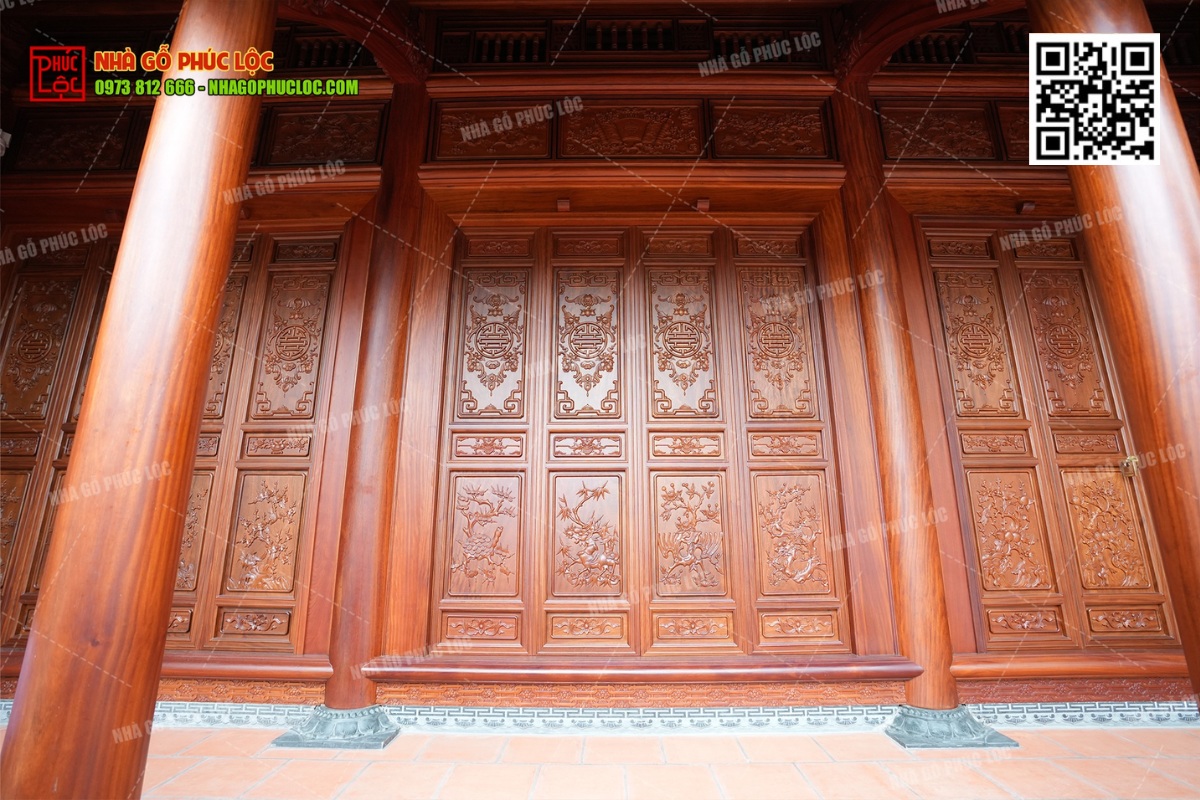 Hoa văn chạm khắc mang ý nghĩa phong thủy