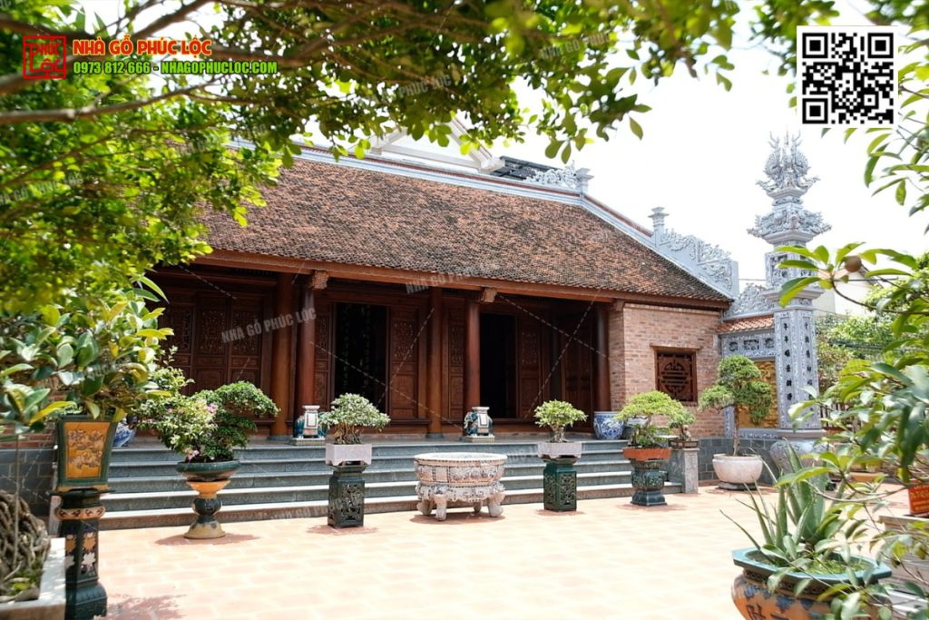 Nhà gỗ 3 gian xưa