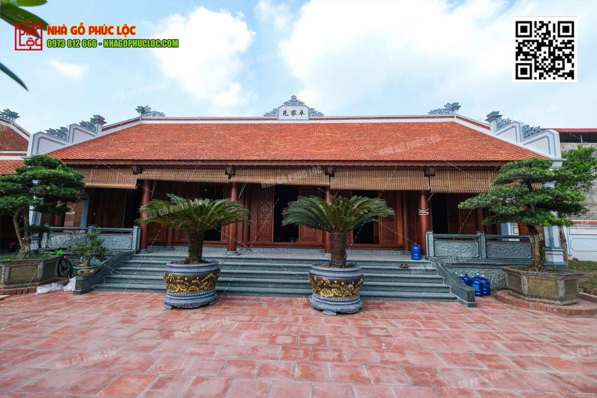 Nhà gỗ 5 gian truyền thống