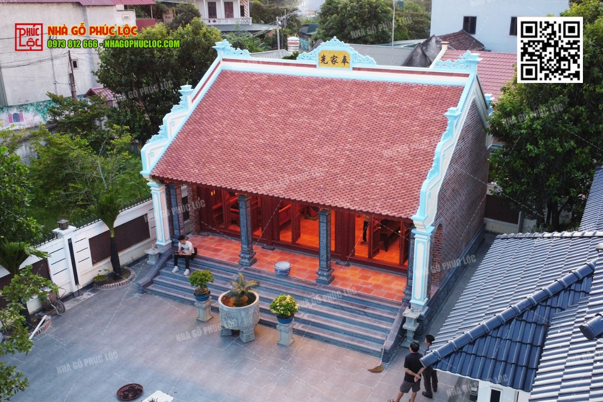 Giá nhà gỗ lim 3 gian theo kích thước