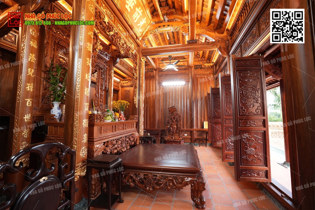 Các yếu tố ảnh hưởng đến báo giá nhà gỗ lim 3 gian