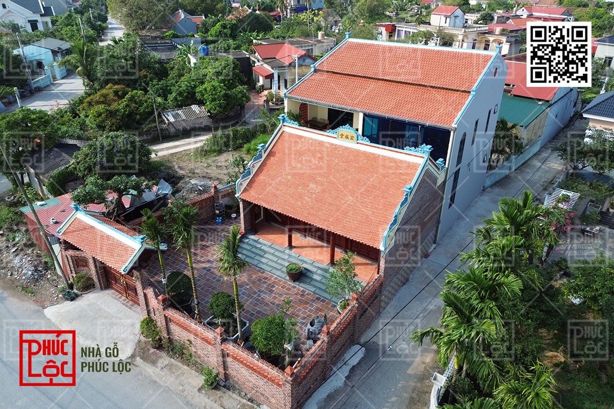Bố trí cổng, lối đi và hàng rào tạo cảm giác cân đối