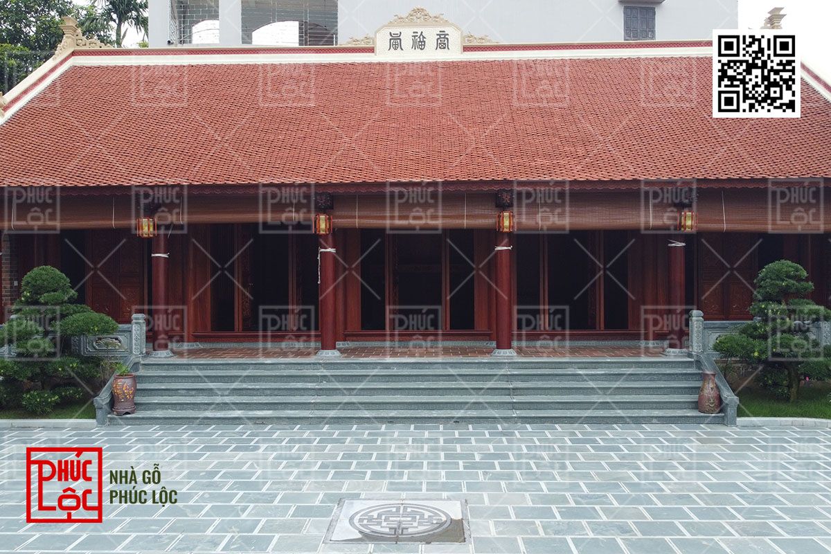 Bố trí hiên thông thoáng và thuận tiện